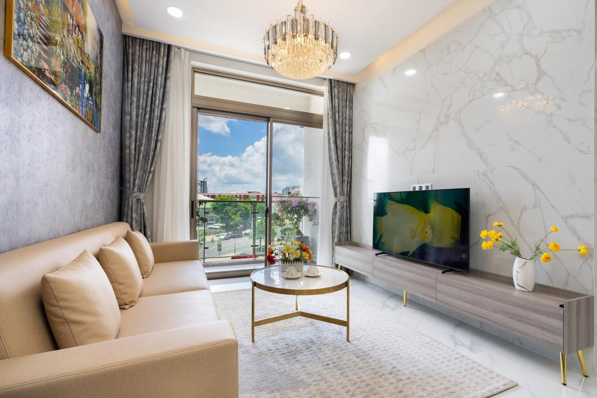 مدينة هوشي منه The Peak Midtown Twobedroom With Balcony المظهر الخارجي الصورة