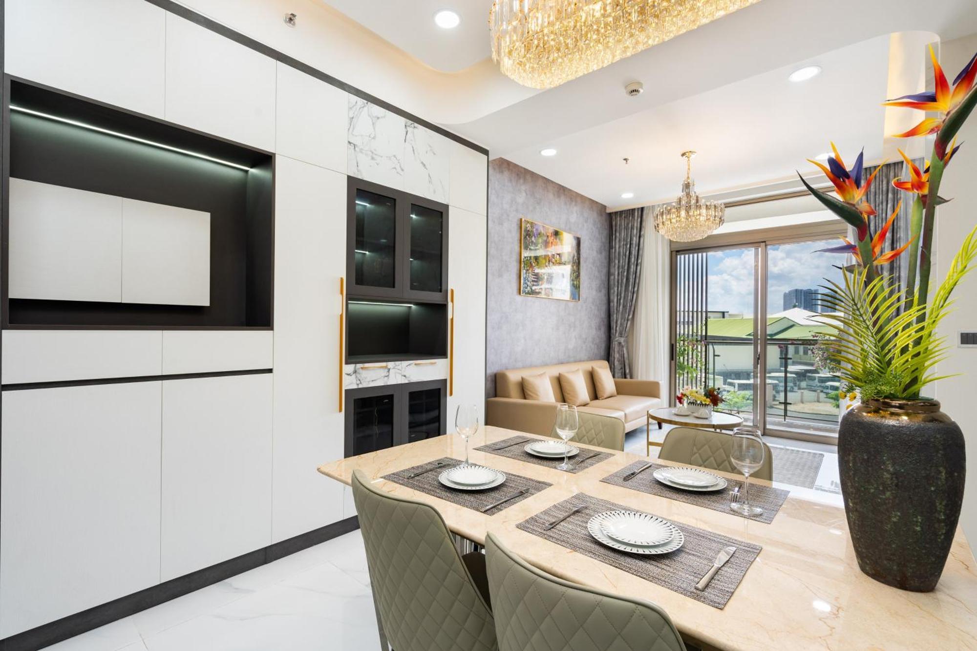 مدينة هوشي منه The Peak Midtown Twobedroom With Balcony المظهر الخارجي الصورة